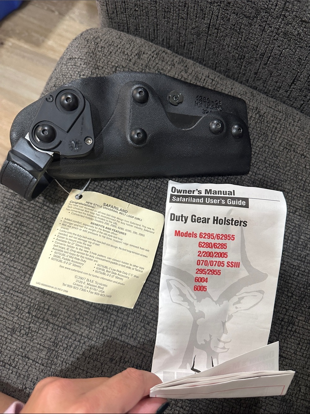 Safariland Duty Gear Holster - Black